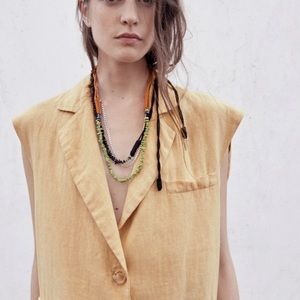 Zara NWT Limited Edition Contrast Necklace